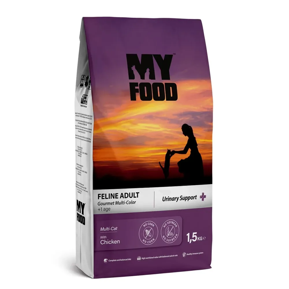 Myfood - Gourmet Urinary Support Ξηρά Τροφή για Ενήλικες Γάτες με Κοτόπουλο 1.5kg