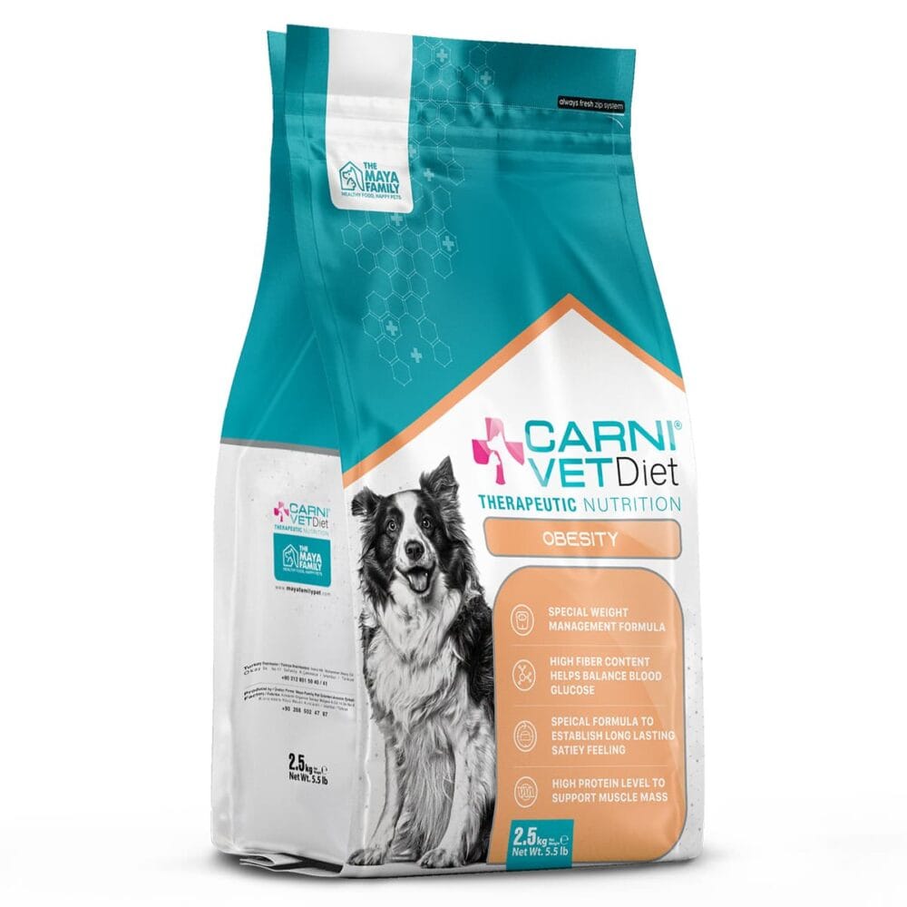 Maya Pet Family Carni Vet Diet Adult Dog Obesity - Πλήρης Ζωοτροφή 2.5Kg