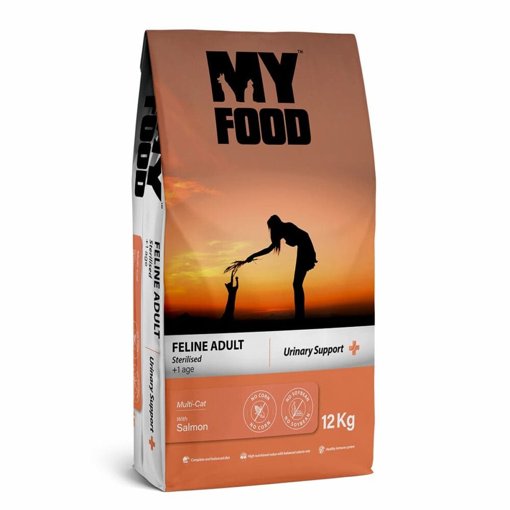 Myfood Urinary Support Ξηρά Τροφή για Στειρωμένες Γάτες Με Σολομό 12kg