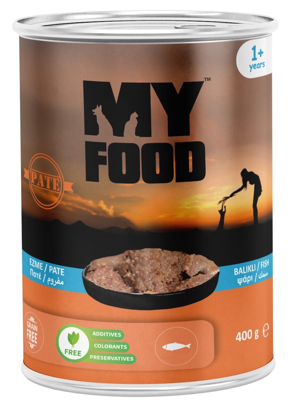 Myfood Πατέ Ψαριού για Ενήλικες Γάτες 400gr