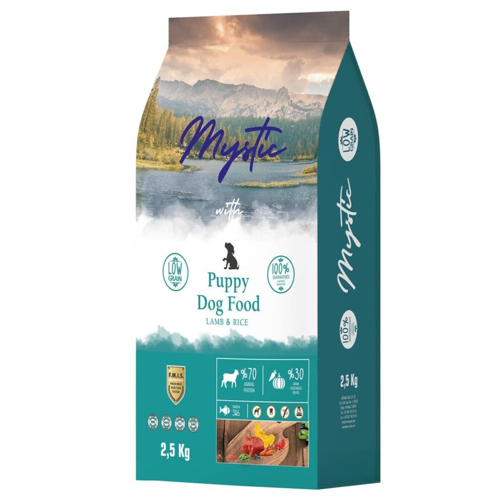 Mystic Low Grain 2.5kg Ξηρά Τροφή για Κουτάβια με Αρνί και Ρύζι