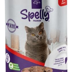 Spelly Premium Πατέ Συκώτι Κοτόπουλου για Ενήλικες Γάτες  400gr