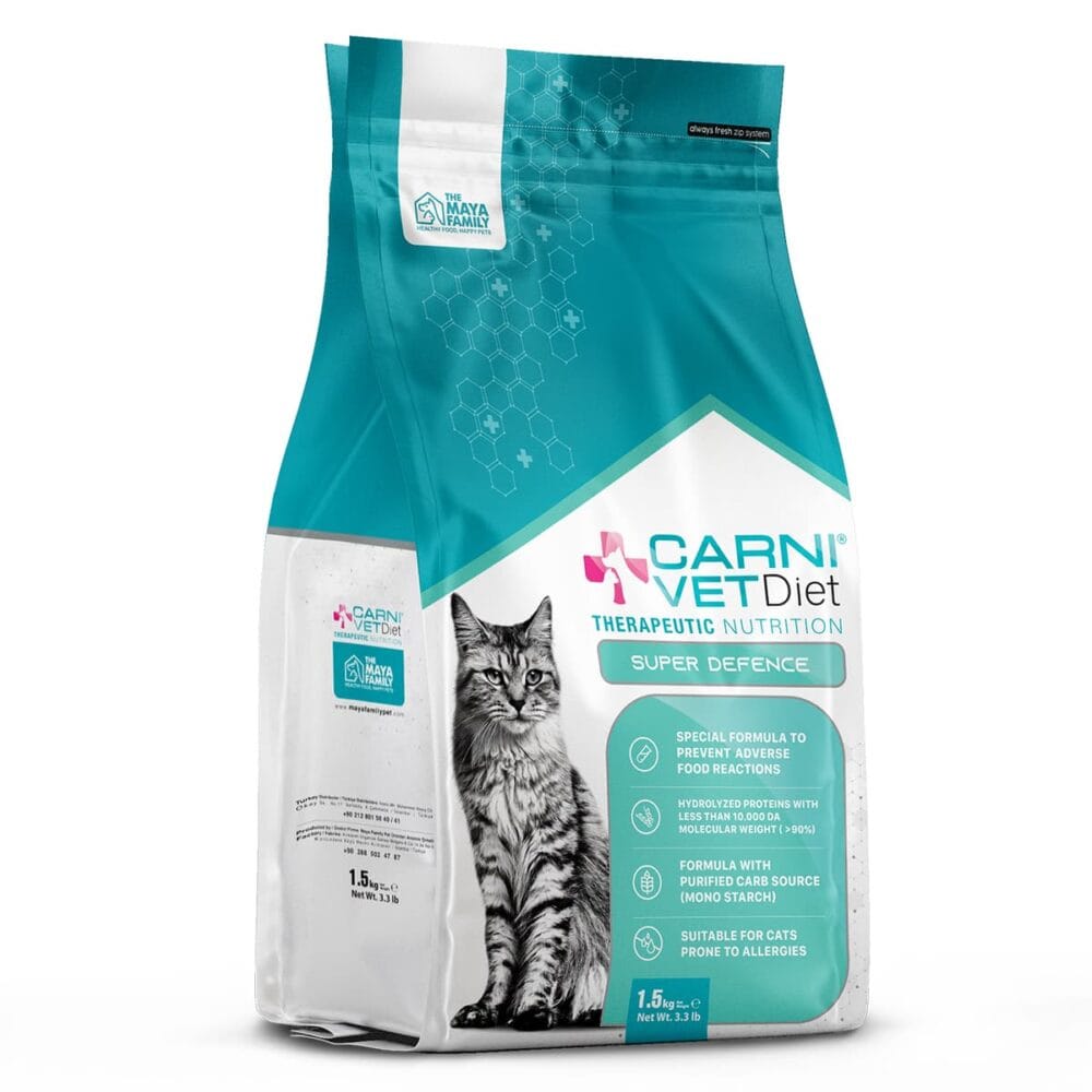 Maya Pet Family Carni Vet Diet Adult Cat Super Defense - Πλήρης Ζωοτροφή 1.5 Kg