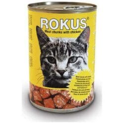 Rokus Yellow Chicken Cat 410gr - 24τεμ