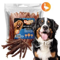 Uniq 500gr Λιχουδιά για Σκύλους Λωρίδες Πάπιας