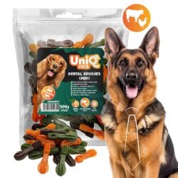 Uniq 500gr Λιχουδιά για Σκύλους Οδοντικές Βούρτσες  Mix