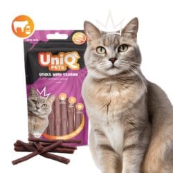 Uniq 50gr Λιχουδιά για Γάτες Στικς με Ταυρίνη