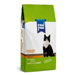 Pawpaw 7kg Ξηρά Τροφή για Στειρωμένες Γάτες με Σολομό