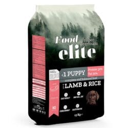 Food Elite Super Premium (32 protein 20 fat) 15kg Ξηρά Τροφή για Κουτάβια με Αρνί & Ρύζι