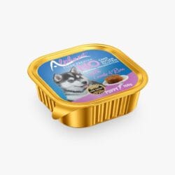 Alphapet Super Premium Πατέ 100gr για Κουτάβια με Αρνί και Ρύζι σε Τασάκι