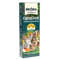 HERBEE CRUNCHER 115gr Τροφή για Τρωκτικά και Κουνέλια με Φρούτα