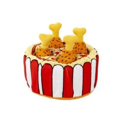 Uniq Λούτρινο Παιχνίδι για Σκύλους Κουβάς Kentucky με Αφαιρούμενα Μπούτια και Σφυρίχτρα