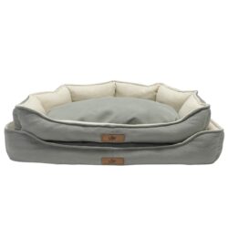 Robert Shop Collection Σετ Κρεβατιών Κατοικιδίων Αζαλέα Γκρι-Κρεμ 2τμχ