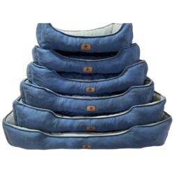 Robert Shop Collection Σετ Κρεβατιών Κατοικιδίων Μπλε-Γκρι 6τμχ