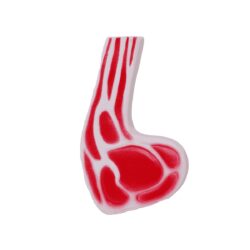 Uniq Παιχνίδι για Σκύλους Σχήμα Μπριζόλας από Καουτσούκ Με ήχο 13εκ.