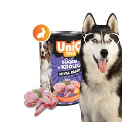 Uniq Πατέ 375gr για Ενήλικους Σκύλους με Κουνέλι