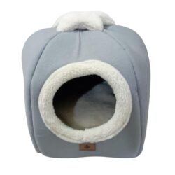 Robert Shop Collection Κρεβάτι Κατοικιδίων Τετράγωνη Φράουλα Γκρι Μπεζ