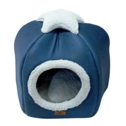 Robert Shop Collection Κρεβάτι Κατοικιδίων Τετράγωνη Φράουλα Μπλε Γκρι