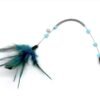 Uniq Pets Παιχνίδι Γάτας Swishy Ράβδος με Πολύχρωμο Φτερό και Ελατήριο