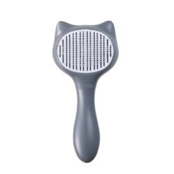 Uniq Pets Χτένα Γάτας Περιποίησης σε Σχήμα Γάτας Γκρι