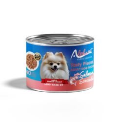 Alphapet Super Premium Κονσέρβα 200gr για Ενήλικους Σκύλους Κομμάτια Σολομού σε Σάλτσα
