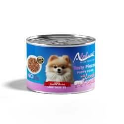 Alphapet Super Premium Κονσέρβα 200gr για Κουτάβια Κομμάτια Αρνιού σε Σάλτσα