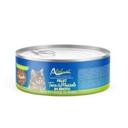 Alphapet Super Premium Κονσέρβα 70γρ για Ενήλικες Γάτες Φιλέτο Τόνου με Μύδια σε Ζωμό