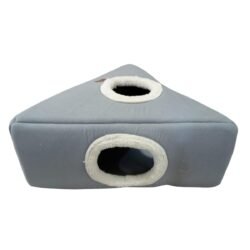 Robert Shop Collection Κρεβάτι Κατοικιδίων Τρίγωνο Φράουλα Γκρι Μπεζ