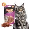 Uniq 50gr Λιχουδιά για Γάτες για Μαλλιά και Δέρμα Μαλακές Λωρίδες με Πάπια