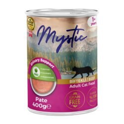 Mystic Super Premium Κονσέρβα 400gr Urinary Support Grain Free  για Ενήλικες Γάτες με Μοσχάρι