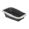Uniq Cleanstep Nella Ανοιχτή Τουαλέτα Γάτας με Πλαίσιο BPA Free Γκρι
