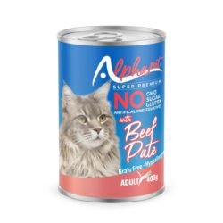 Alphapet Super Premium Πατέ 400gr για Ενήλικες Γάτες με Μοσχάρι