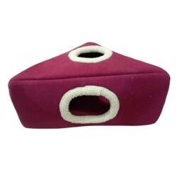 Robert Shop Collection Κρεβάτι Κατοικιδίων Τρίγωνο Μπορντο Μπεζ