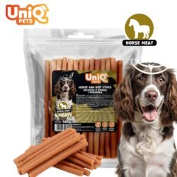 Uniq 500gr Λιχουδιά για Σκύλους Μαλακά Στικς με Άλογο και Μοσχάρι