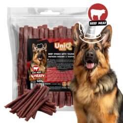 Uniq 500gr Λιχουδιά για Σκύλους Μαλακά Στικς με Μοσχάρι και Ταυρίνη
