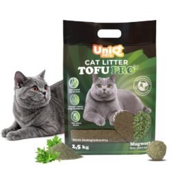 Uniq Pets Βιοδιασπώμενη Tofu Pro Άμμος Γάτας από Ίνες mugwort (Αρτεμισίας) 6lt