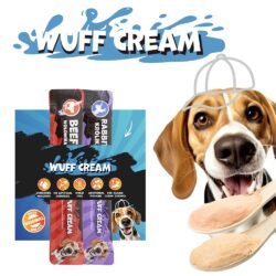Uniq Yummy Dog Cream 15gr για Σκύλους με Μοσχάρι και Κουνέλι 2τμχ